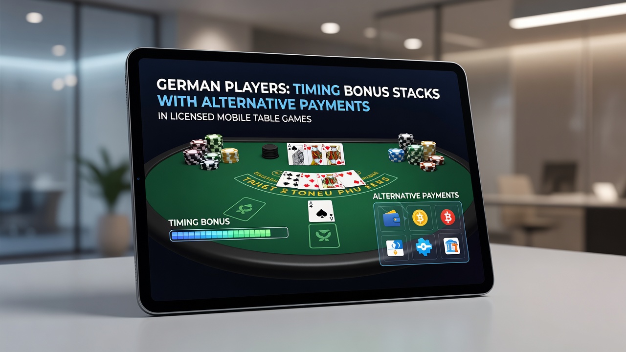 Mobile Zahlungsgateways und Bonus-Timing in deutschen Tischspielen